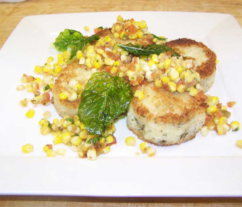 Fried Risoto Cakes- A perfect vegetarian option