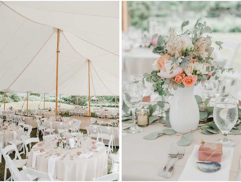 Tented wedding on Cape Cod